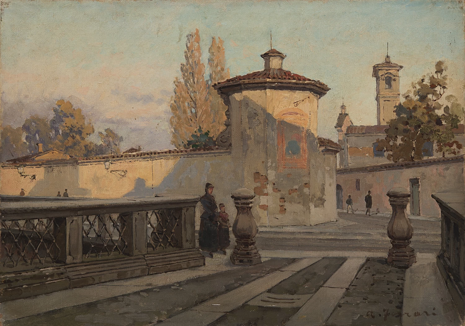Ponte dell'Ospedale Maggiore in via Francesco Sforza
